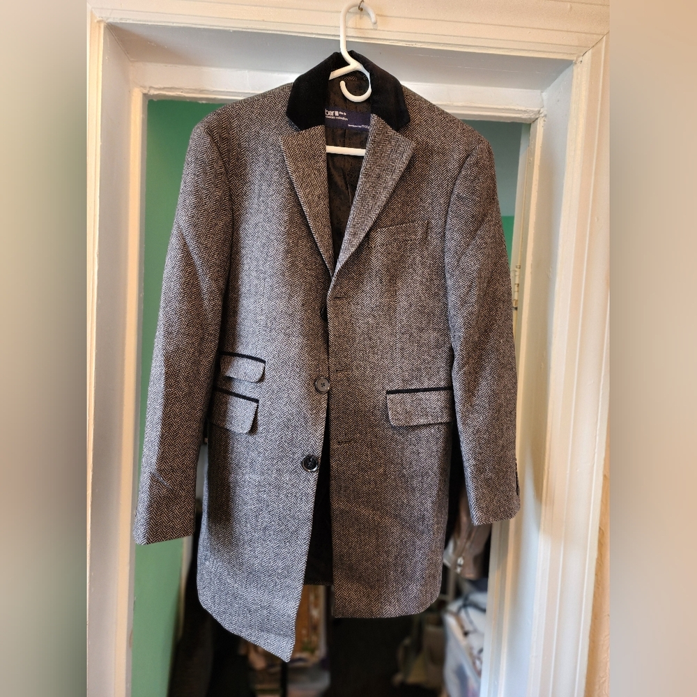 BarIII men's 3/4 trench thick winter coat. - Picture 7 of 8